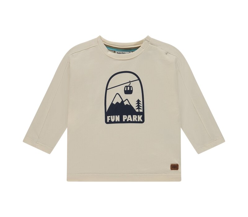 Babyface boys t-shirt long sleeve Ivory
