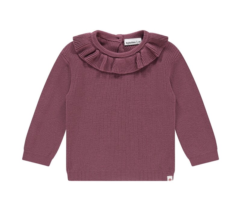 Babyface girls cardigan burgundy c