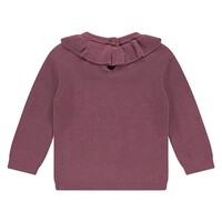 Babyface girls cardigan burgundy c