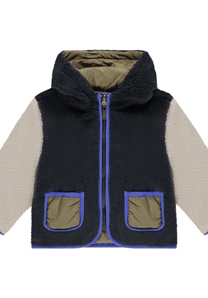Babyface boys teddy jacket reversible ARMY