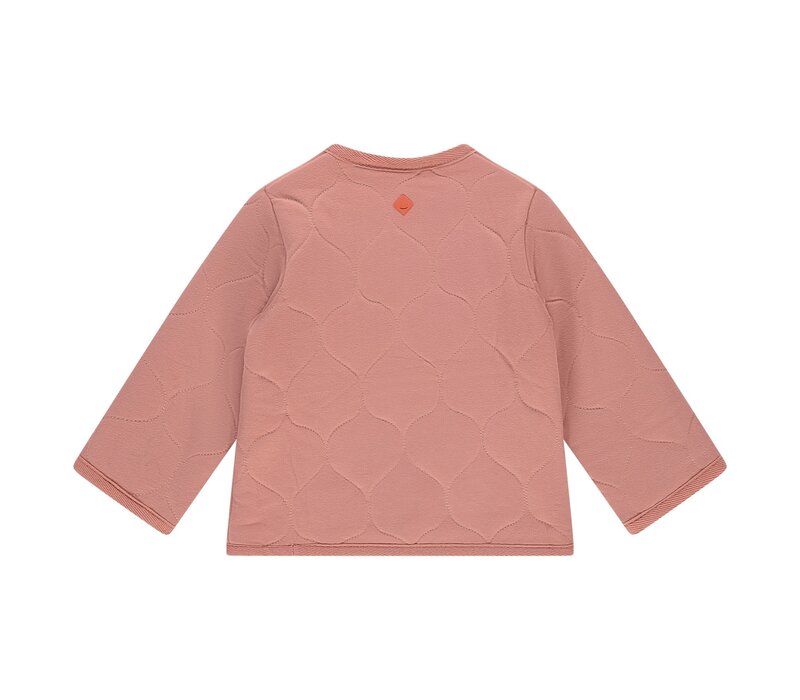 Babyface girls cardigan reversible rouge