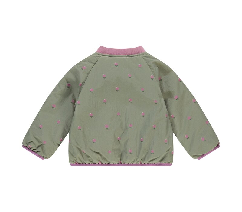 Babyface girls jacket reversible lilac