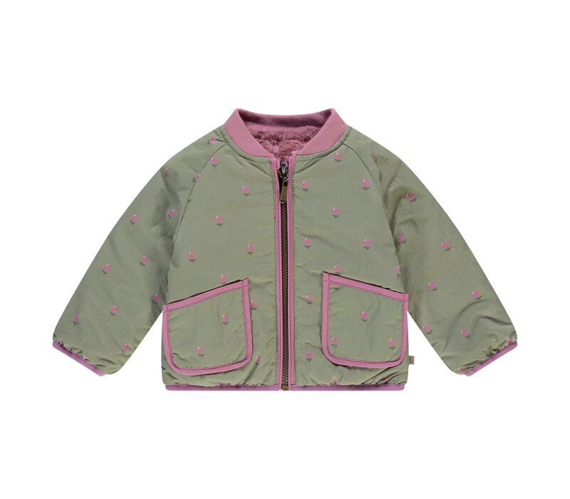 Babyface girls jacket reversible lilac