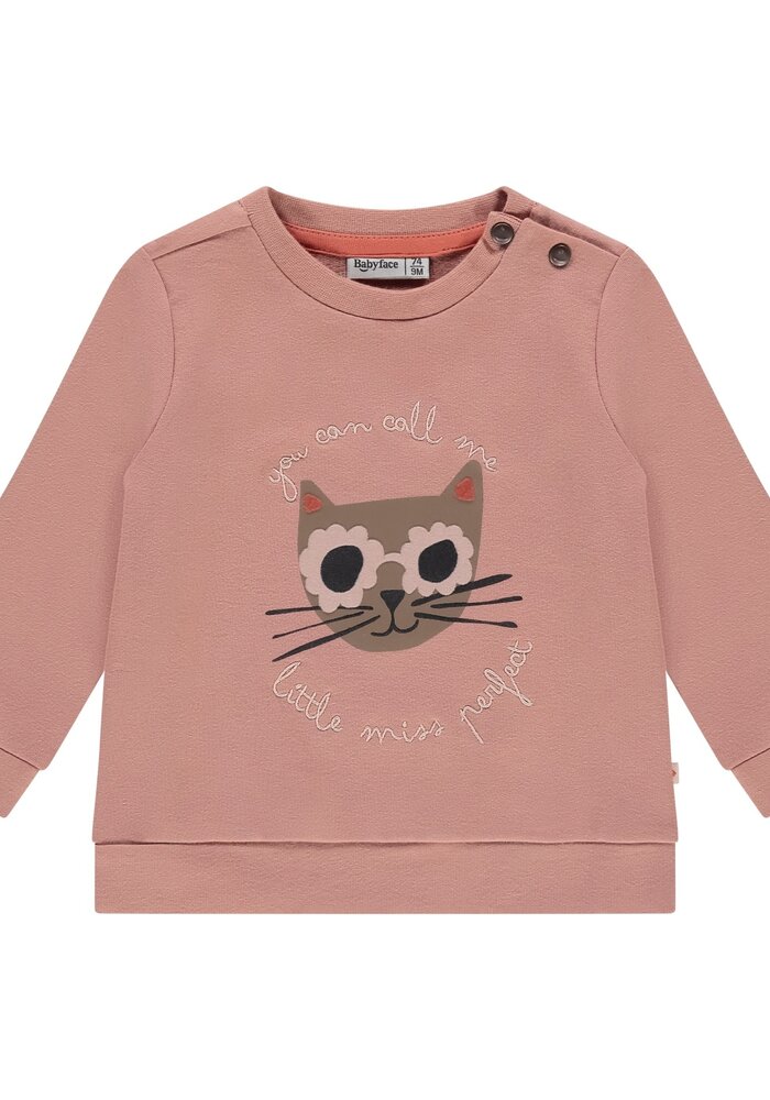 Babyface girls sweatshirt rouge