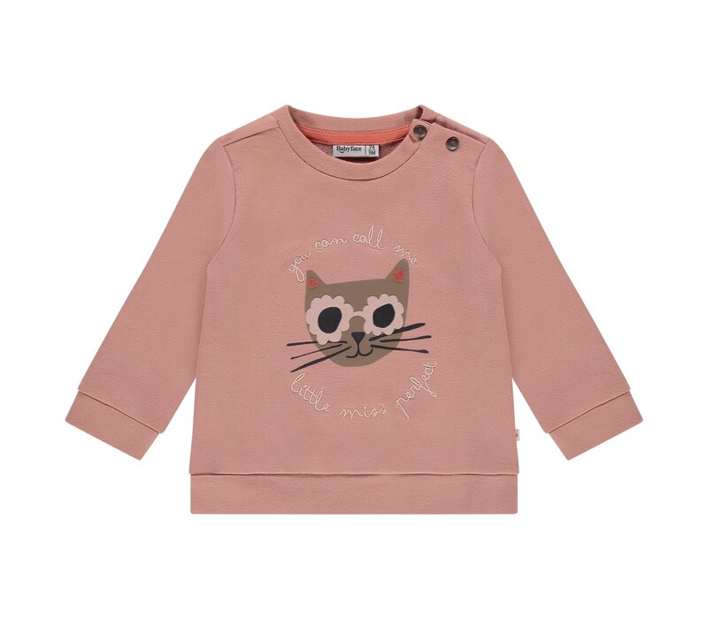 Babyface girls sweatshirt rouge