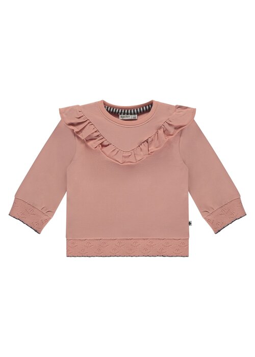 Babyface Babyface girls sweatshirt Salmon