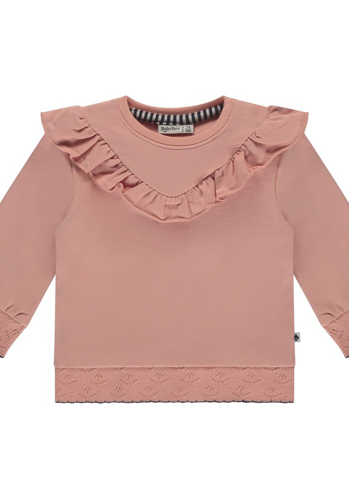 Babyface girls sweatshirt Salmon