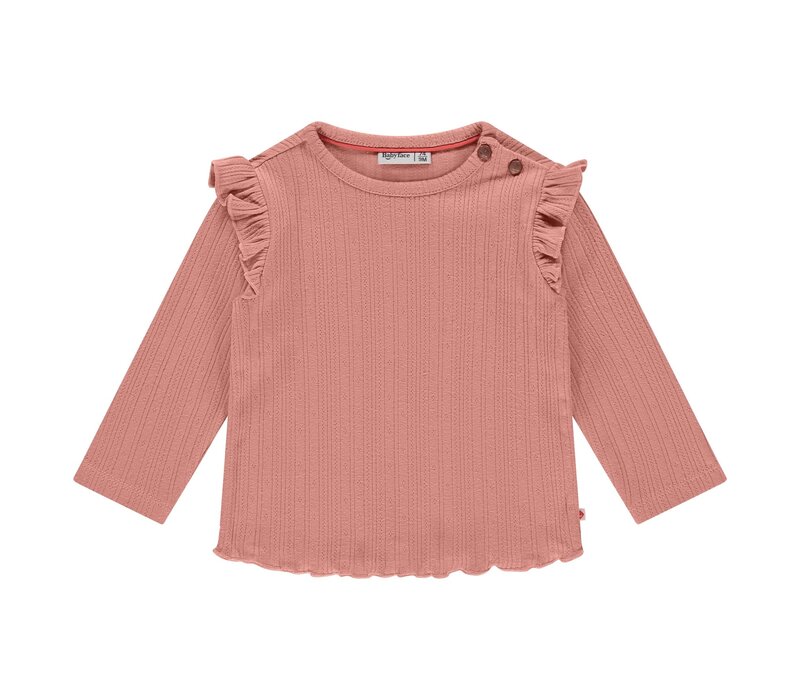Babyface girls t-shirt long sleeve rouge