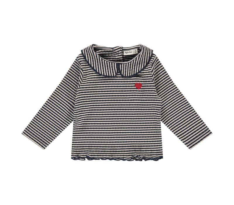 Babyface girls t-shirt longsleeve Indigo