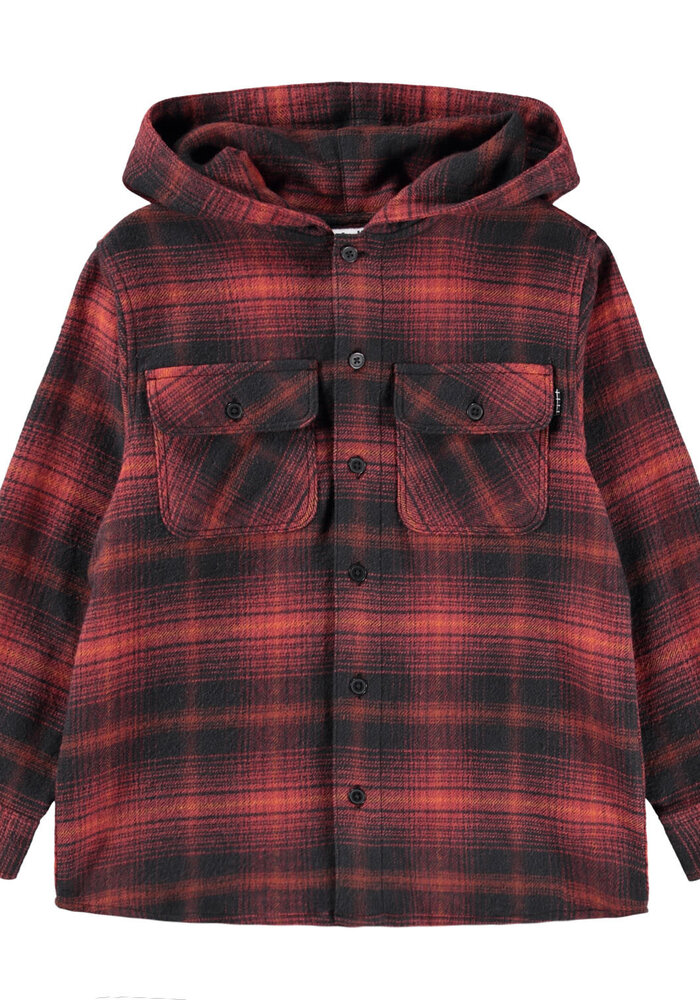Molo Rizz Dark Red Check