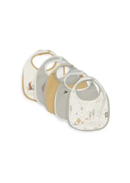 Jollein Jollein Slab Jersey Waterproof - Tiny Park - 5 Stuks