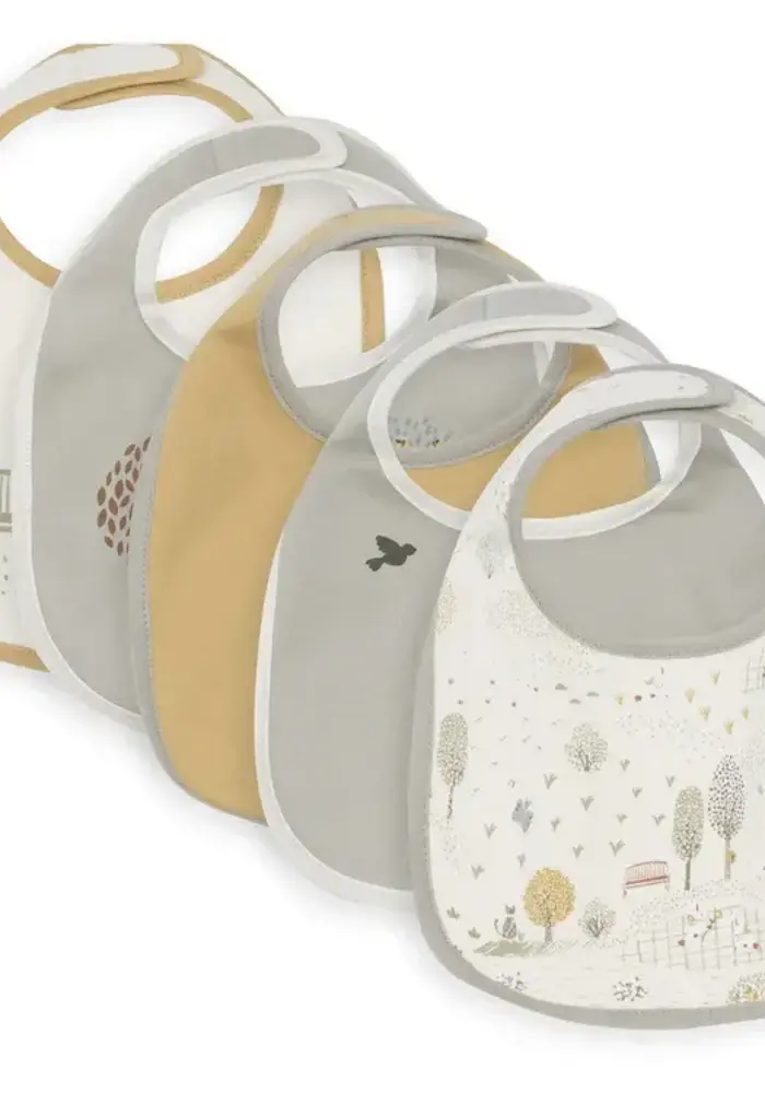 Jollein Slab Jersey Waterproof - Tiny Park - 5 Stuks