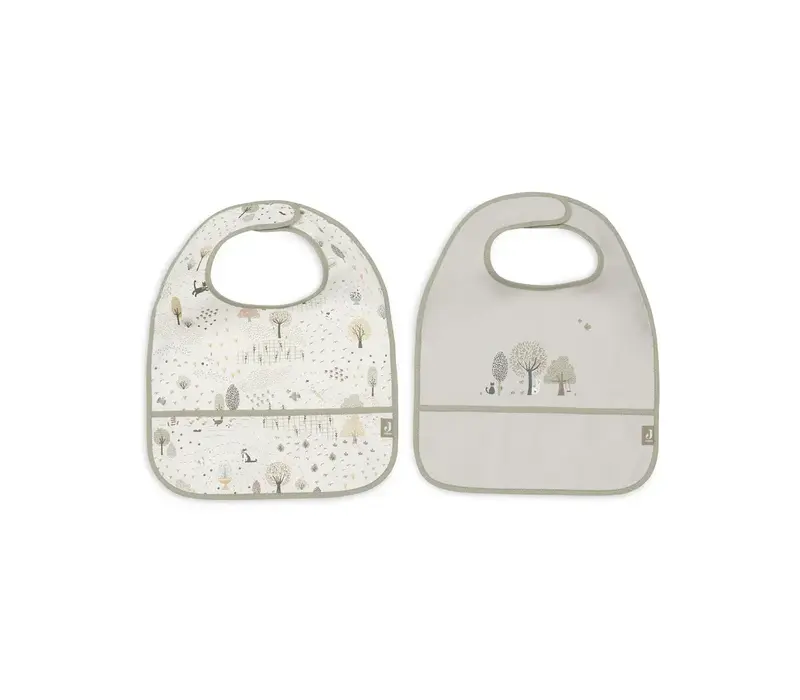 Jollein Slab Waterproof - Tiny Park - 2 Stuks