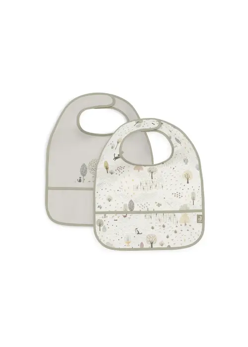 Jollein Jollein Slab Waterproof - Tiny Park - 2 Stuks