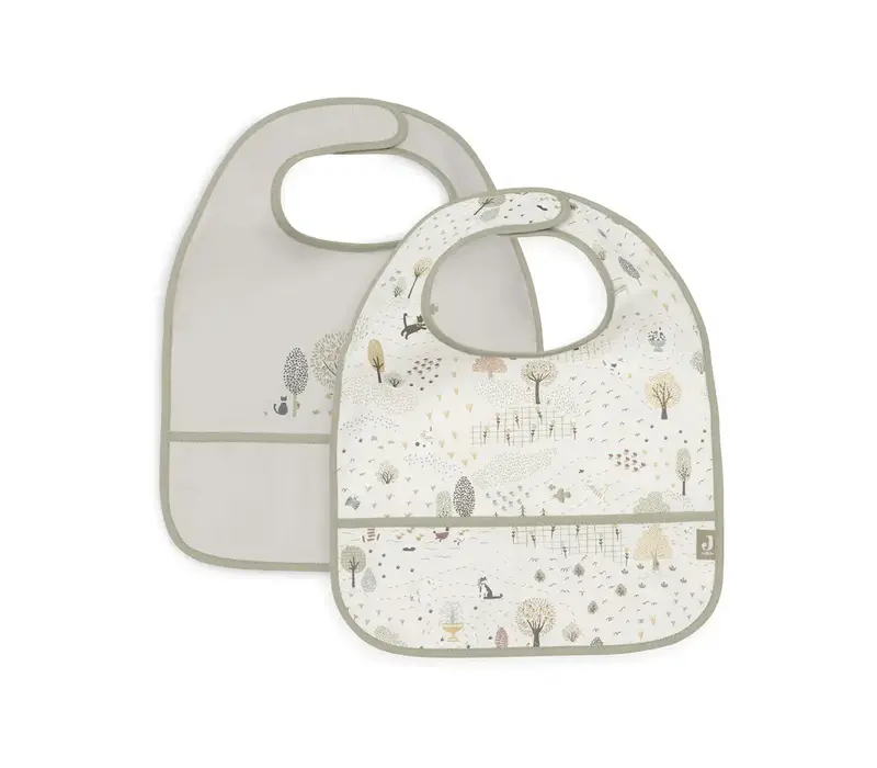 Jollein Slab Waterproof - Tiny Park - 2 Stuks