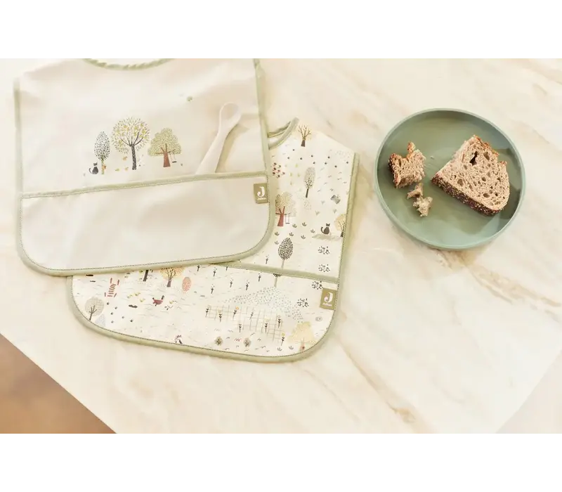Jollein Slab Waterproof - Tiny Park - 2 Stuks