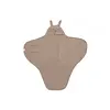Jollein Jollein Wikkeldeken Bunny Cloudy Rib - Milky Coffee
