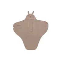 Jollein Wikkeldeken Bunny Cloudy Rib - Milky Coffee