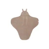 Jollein Wikkeldeken Bunny Cloudy Rib - Milky Coffee
