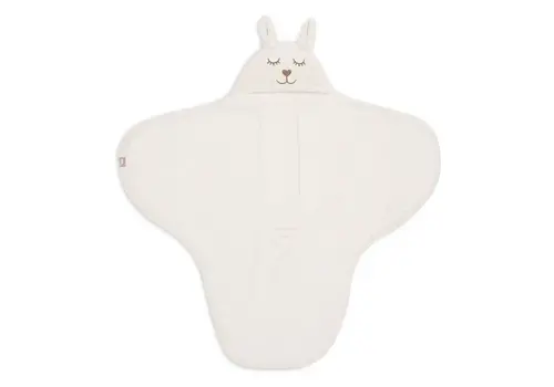Jollein Jollein Wikkeldeken Bunny Cloudy Rib - Oatmeal