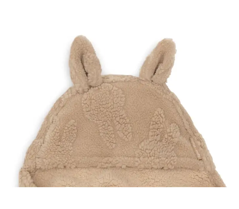 Jollein Wikkeldeken Miffy Jacquard Teddy - Biscuit