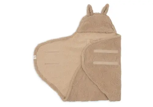 Jollein Jollein Wikkeldeken Miffy Jacquard Teddy - Biscuit