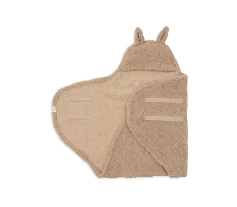 Jollein Wikkeldeken Miffy Jacquard Teddy - Biscuit