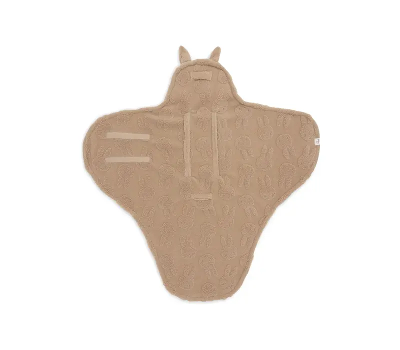 Jollein Wikkeldeken Miffy Jacquard Teddy - Biscuit