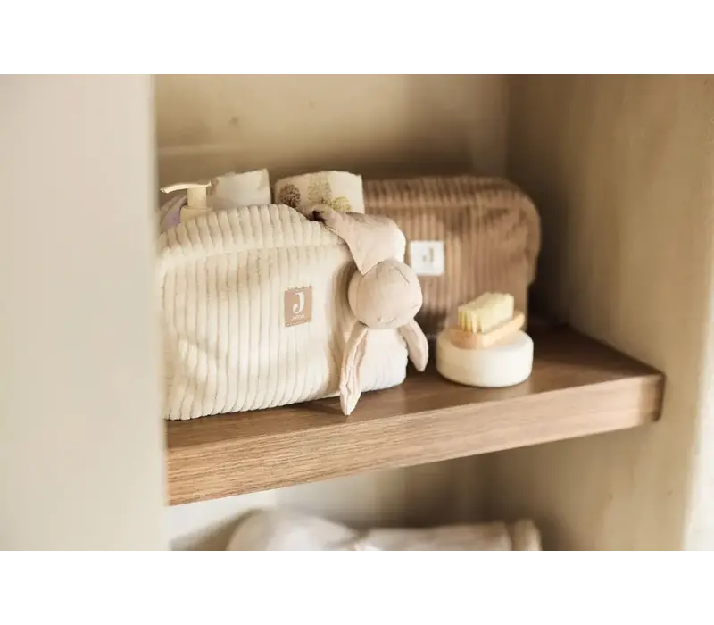 Jollein Etui Cloudy Rib - Oatmeal