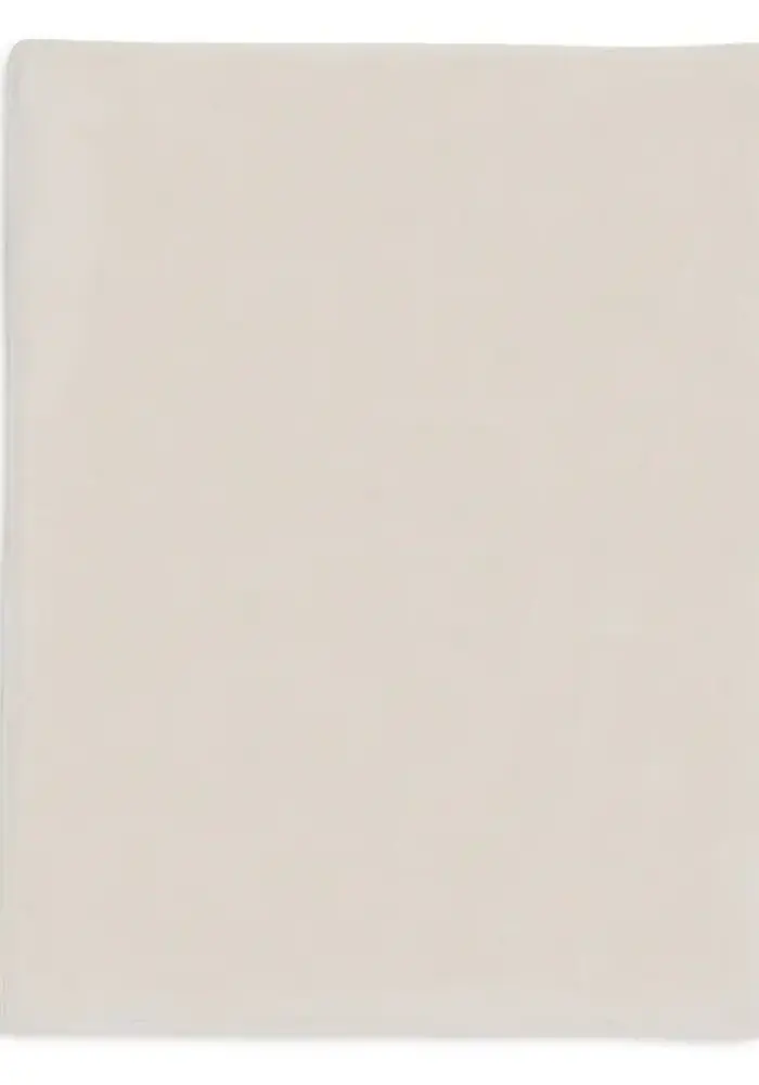 Jollein Deken Wieg 75x100cm Basic Knit - Oatmeal/Velvet