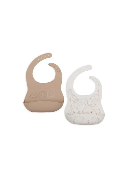 Jollein Jollein Slab Siliconen - Elephant Tales - 2 Stuks