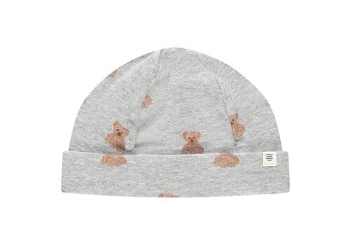 A TINY STORY A TINY STORY baby hat light grey melange