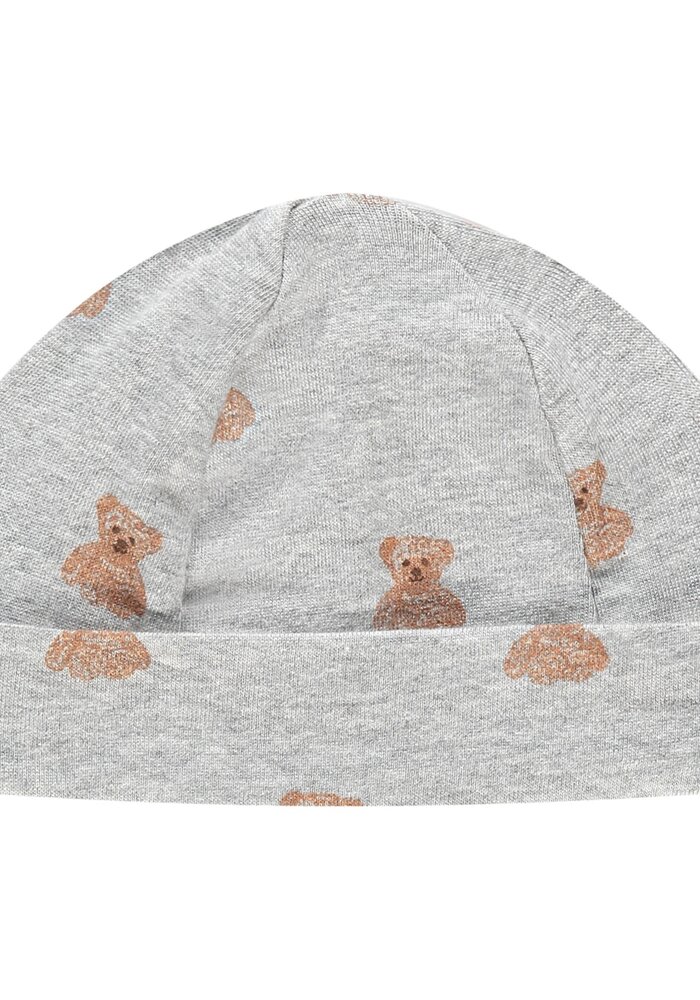 A TINY STORY baby hat light grey melange