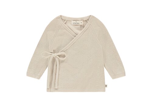 A TINY STORY A TINY STORY baby cardigan snow A TINY STORY A TINY STORY baby cardigan snow