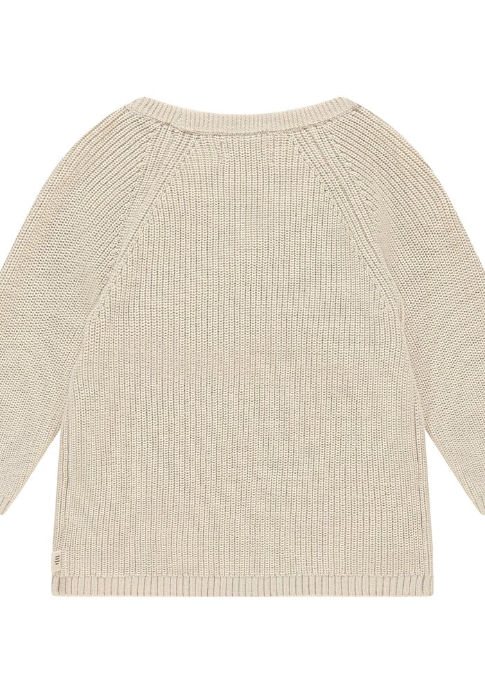 A TINY STORY baby cardigan snow