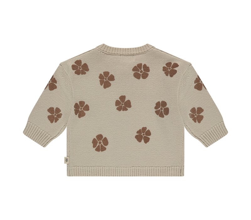 A TINY STORY baby cardigan Snow