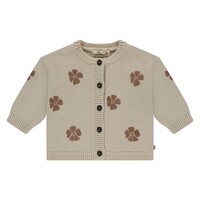 A TINY STORY baby cardigan Snow