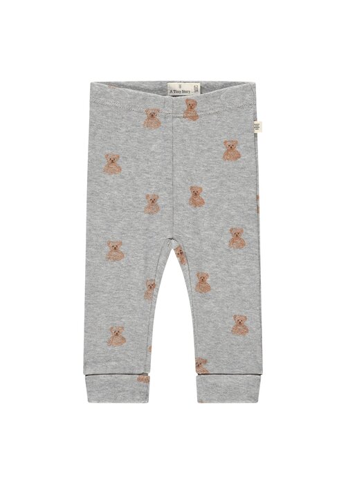 A TINY STORY A TINY STORY baby pants light grey melange