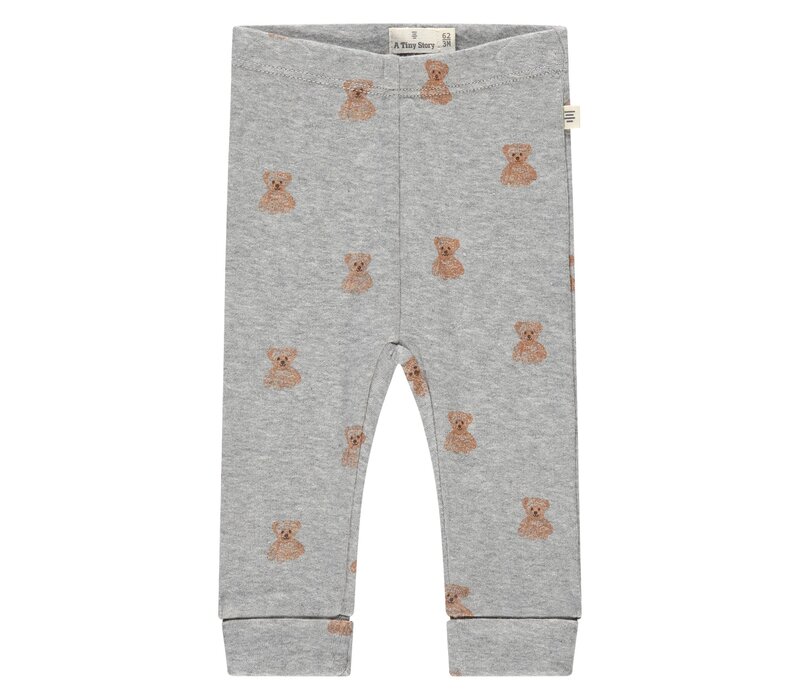 A TINY STORY baby pants light grey melange