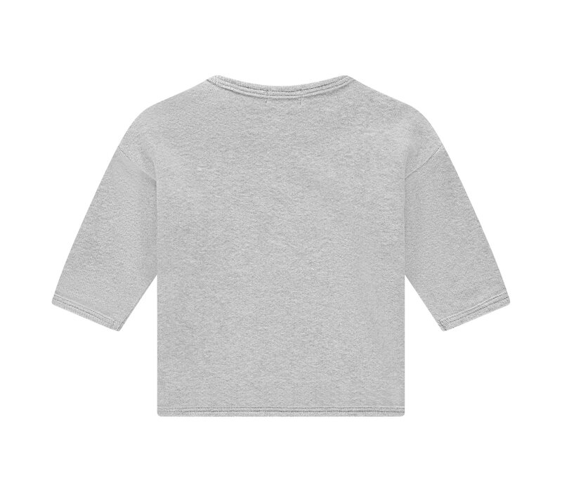 A TINY STORY baby pullover light grey melange