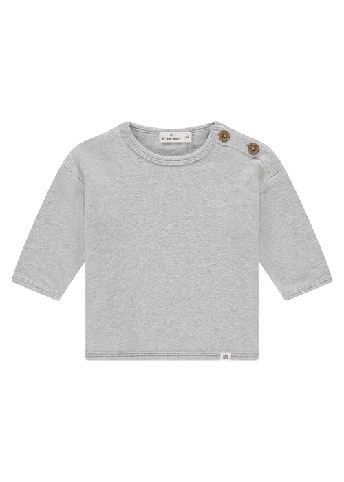 A TINY STORY A TINY STORY baby pullover light grey melange