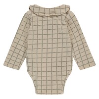 A TINY STORY baby romper long sleeve Snow