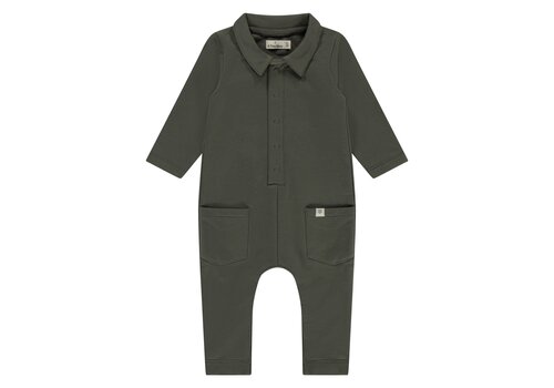A TINY STORY A TINY STORY baby suit long sleeve Basil