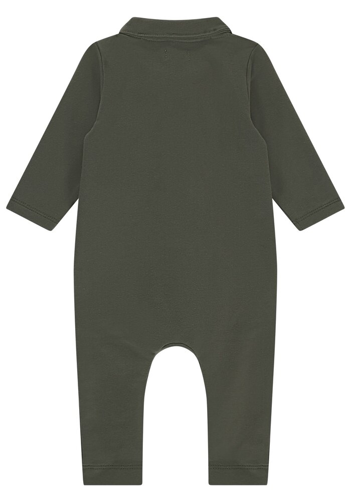 A TINY STORY baby suit long sleeve Basil
