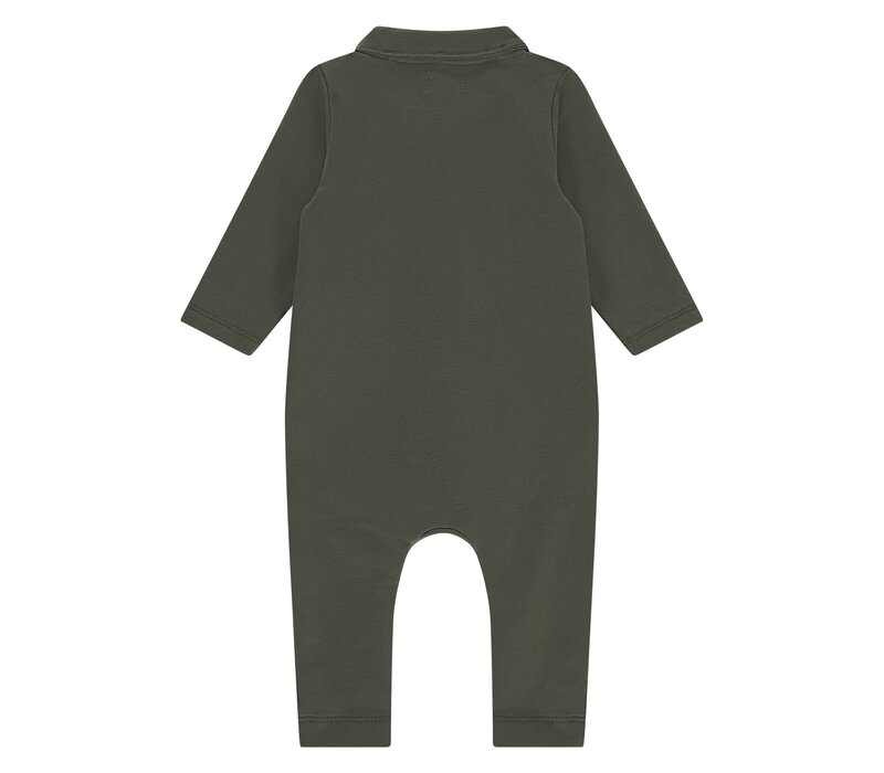 A TINY STORY baby suit long sleeve Basil