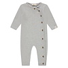 A TINY STORY A TINY STORY baby suit long sleeve light grey melange