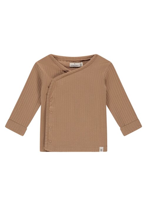 A TINY STORY A TINY STORY baby t-shirt long sleeve cookie 1