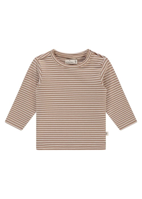 A TINY STORY A TINY STORY baby t-shirt long sleeve cookie