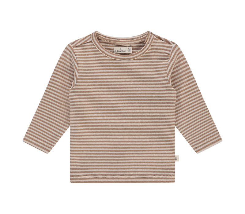 A TINY STORY baby t-shirt long sleeve cookie