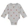 A TINY STORY A TINY STORY baby t-shirt long sleeve light grey melang